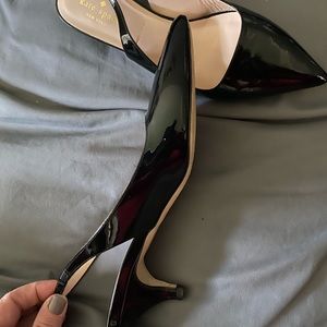 Kate spade ♠️ black heeled shoes